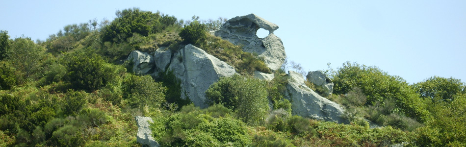 Ischia. Felsformation