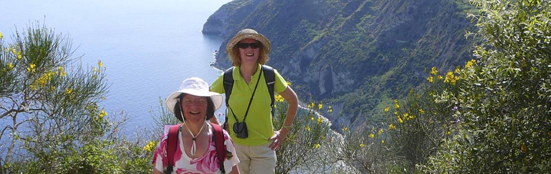 Ischia. Wandern in der Gruppe macht Spass