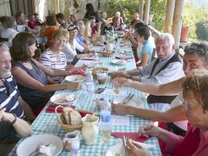 Ischia. Restaurantbesuch nach der Wanderung